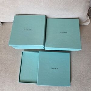 Tiffany & Co. Empty Blue Gift Card Boxes - Lot of 10